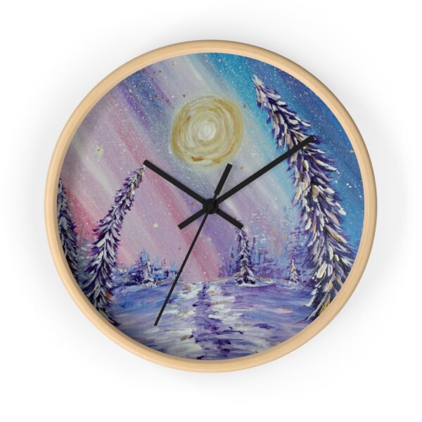 Winter Wonderland Print Wall Clock