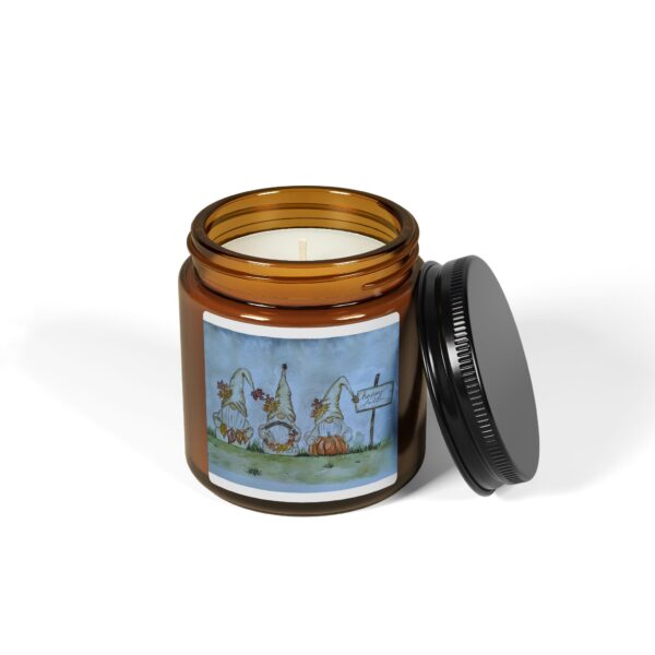 Gnomes Happy Fall Soy Candle - Image 4