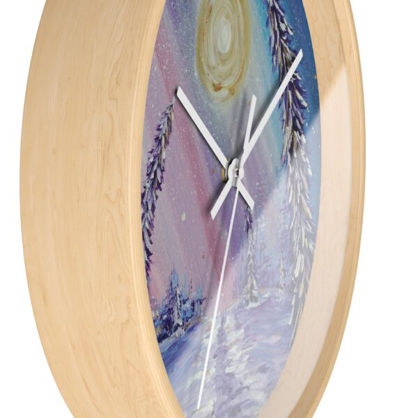 Winter Wonderland Print Wall Clock - Image 5