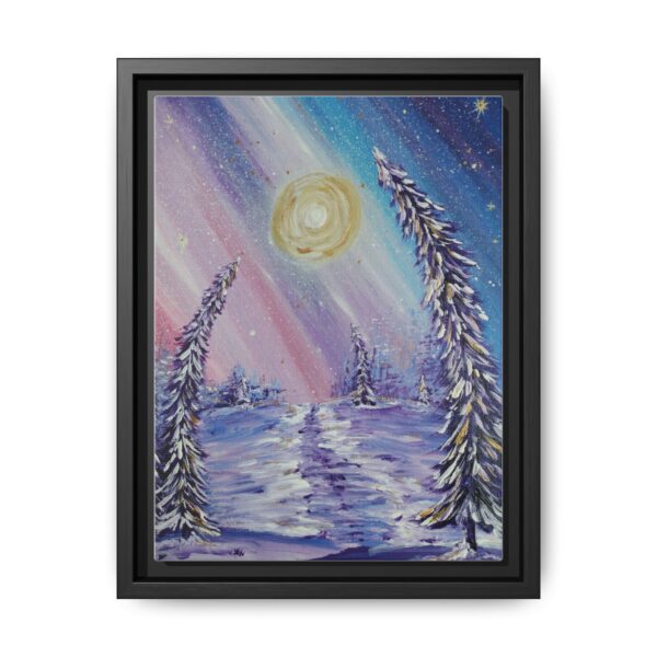 Winter Wonderland Matte Canvas, Framed (Multi-color)