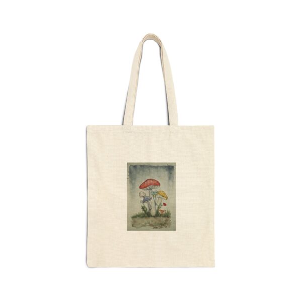 Mushroom Canvas Tote Bag