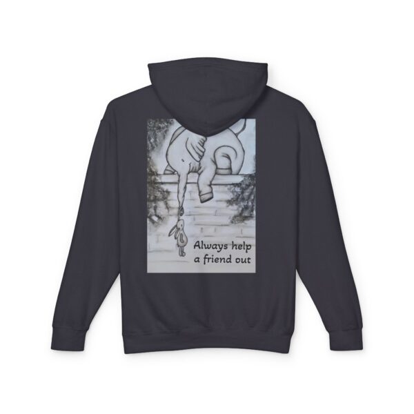 Unisex Lightweight Hooded Sweatshirt - Image 6