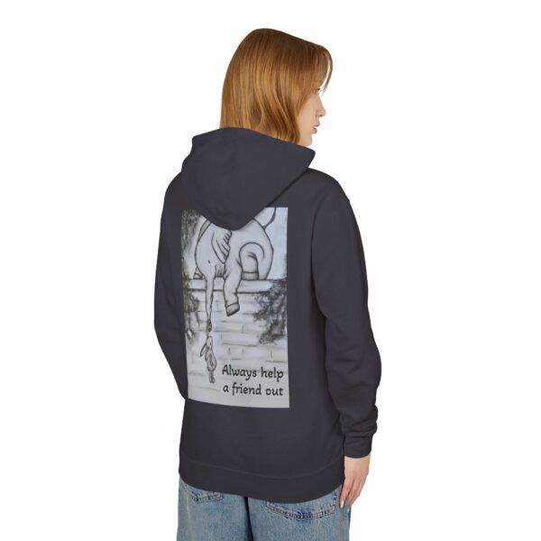 Unisex Lightweight Hooded Sweatshirt - Image 8