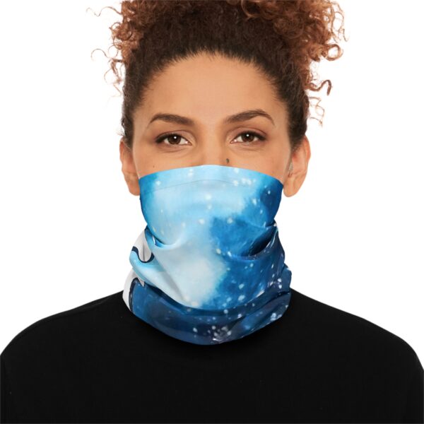 Neck Gaiter - Galaxy Watercolor Print Lightweight Accessory