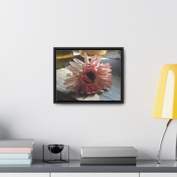 Pink Calendula Flower Print- Canvas Wrap - Image 4