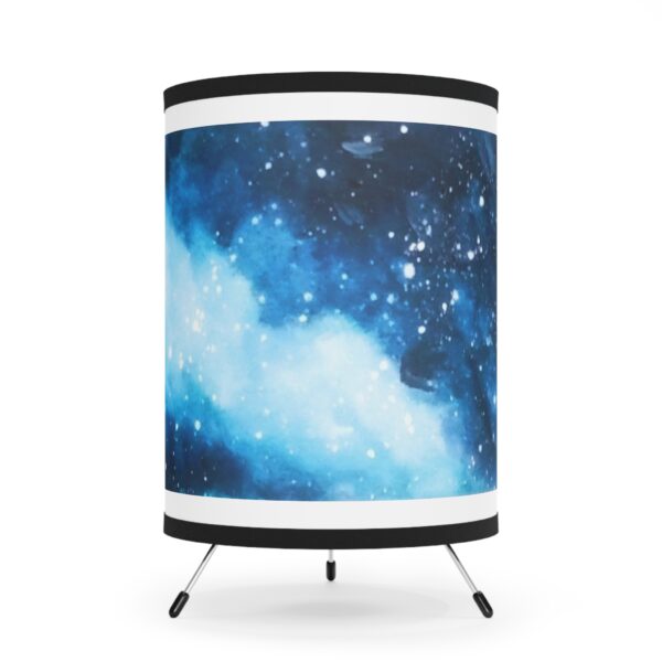 Tripod Lamp - Galaxy Watercolor Painting by Connie Fritz, US