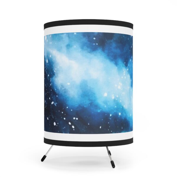 Tripod Lamp - Galaxy Watercolor Painting by Connie Fritz, US - Image 2