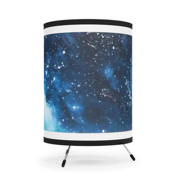 Tripod Lamp - Galaxy Watercolor Painting by Connie Fritz, US - Image 4