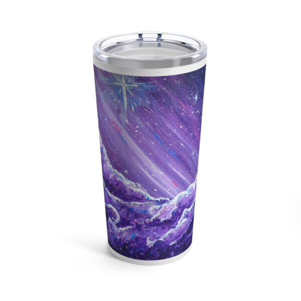 Tumbler 20oz - Purple Sky Acrylic Painting Print