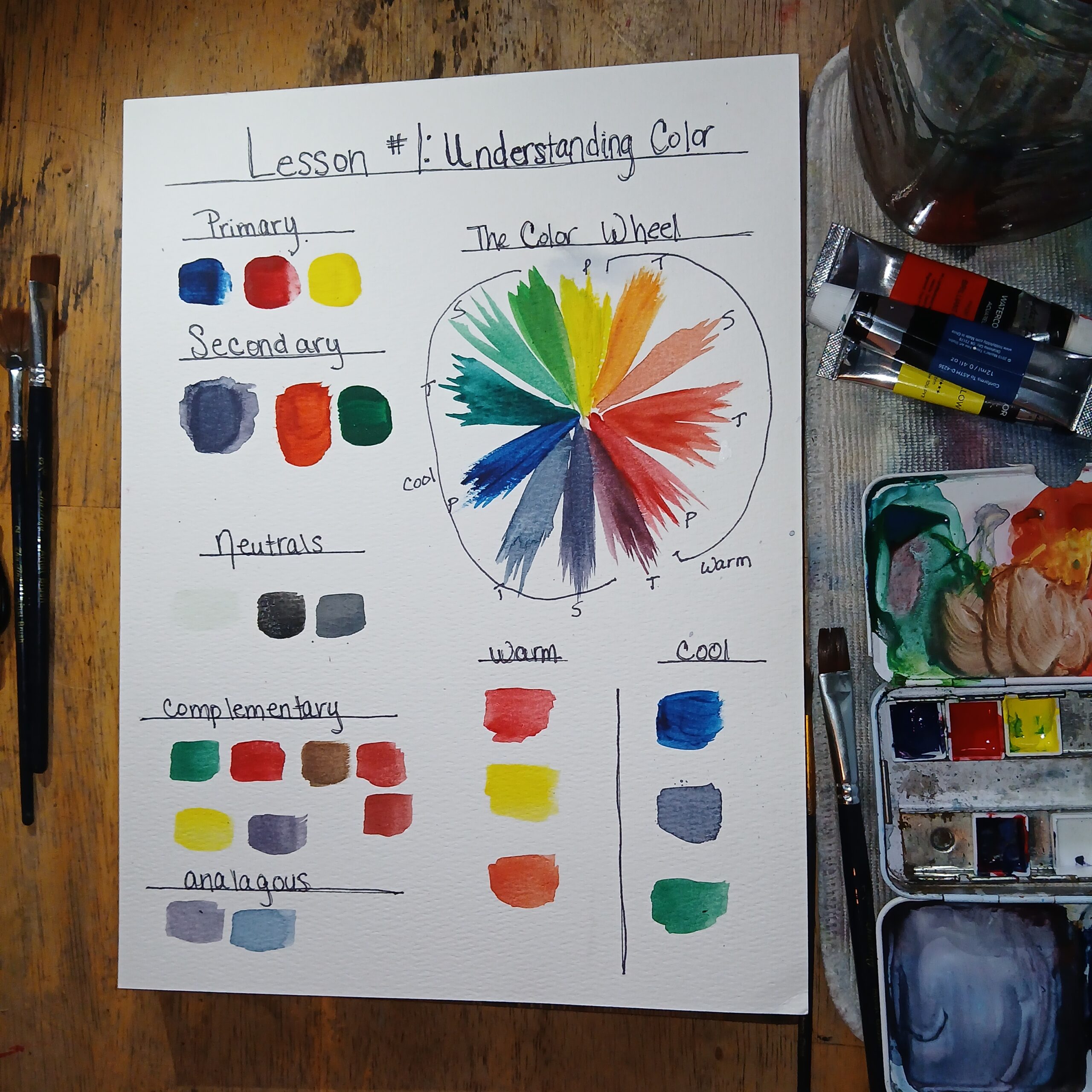 Basic Art Lesson 1 - Understanding Color